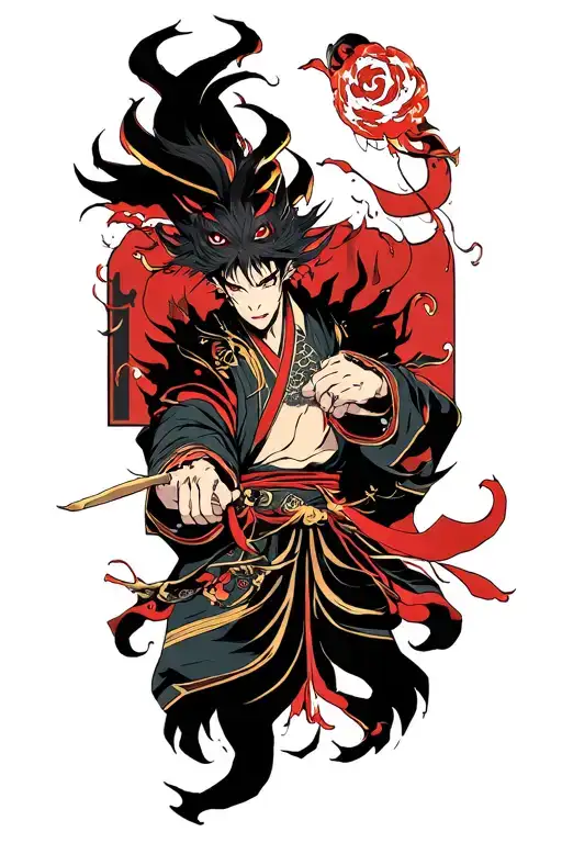 Tengen Usui Man Demon Slayer Crazy Eyes Fight Scene