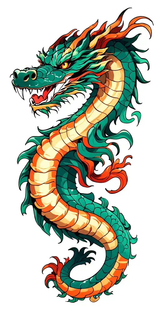 The Marine Dragon Is Twin