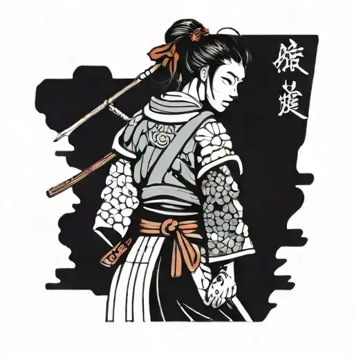 Samurai With A Girl