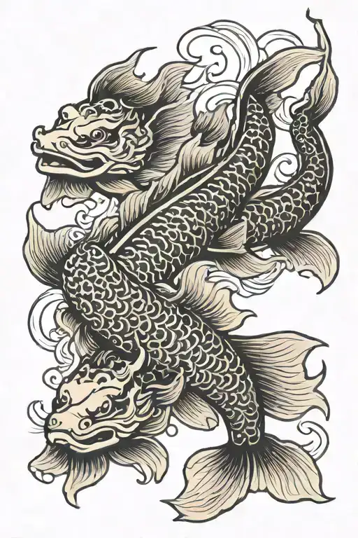 Japanese Koi Demon Carp