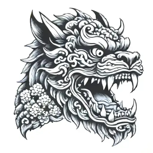 Foo Dog Head