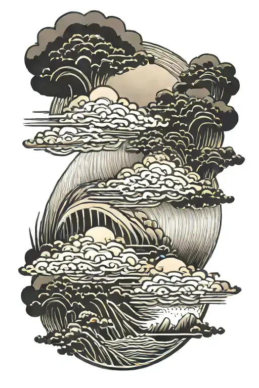 Sun Rays Breaking Through Clouds