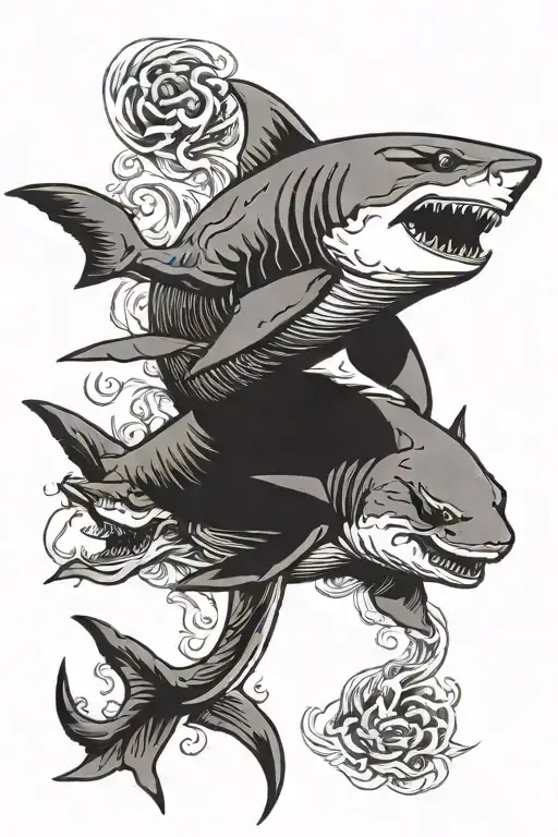 Shark Nect To Katana