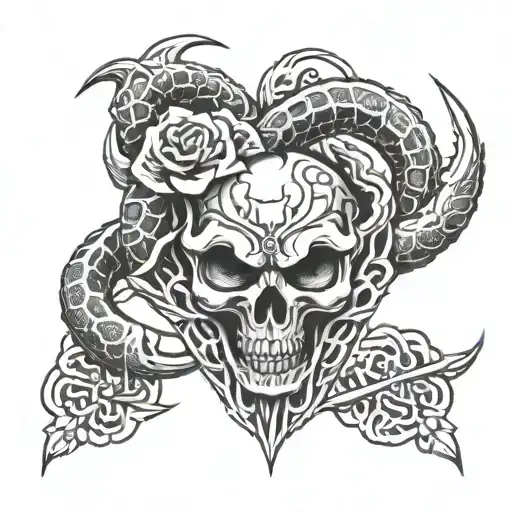 Fleshheart With Diamond Wedding Rings Chaind Within