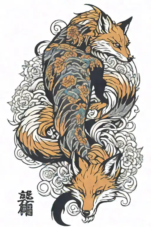 Tailed Fox Full Body