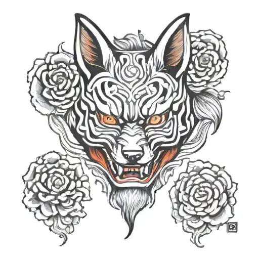 Kitsune Mask