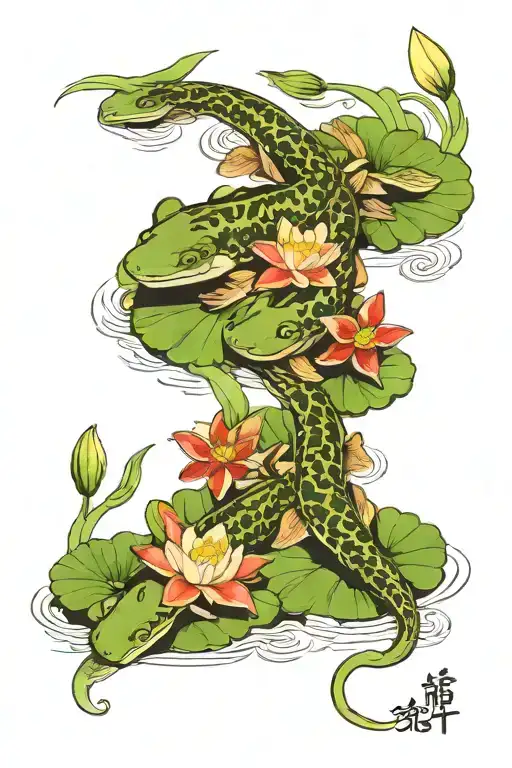 Tadpoles And Lily Pads