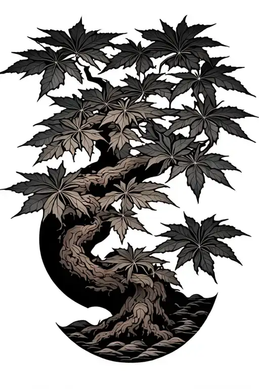 Japanese Maple Tree With Leaves