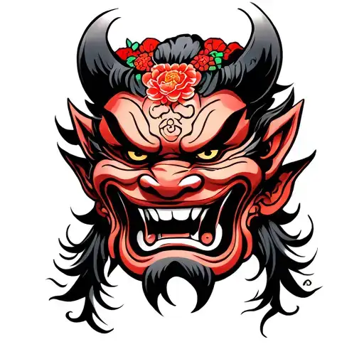 Oni Mask Made