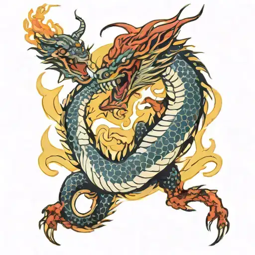 Dragon Breathing Fire