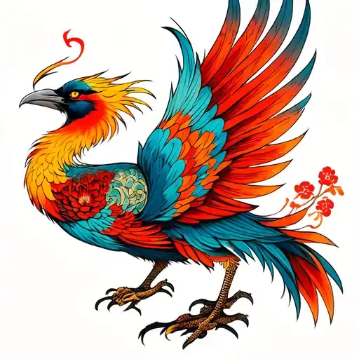 Japonese Fenix Bird