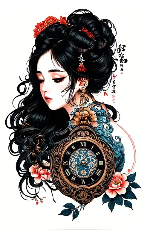 Dona Da Vida With Clock