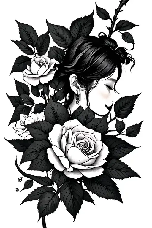 Thorns And Roses Growing