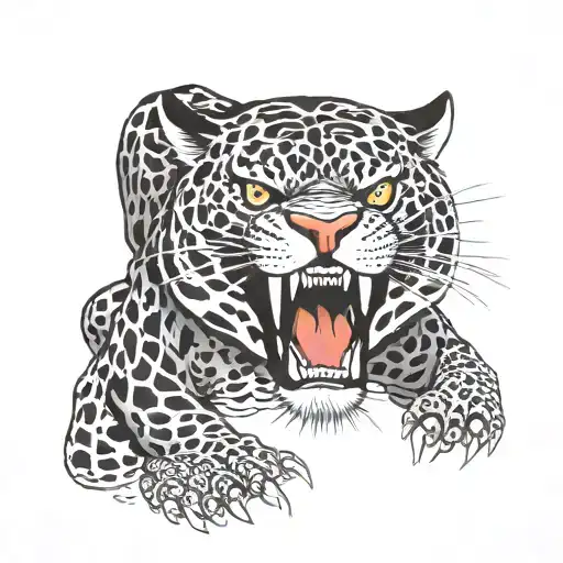 Jaguar As If You Were A Japanese Demon