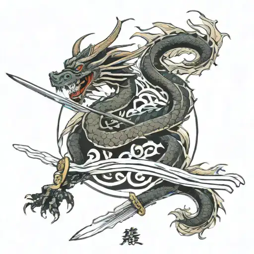 Dragon And Sword