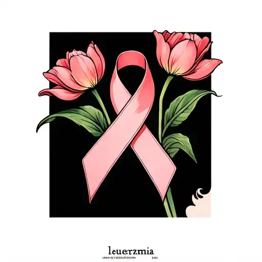 Leukemia Ribbon Tulip Flower