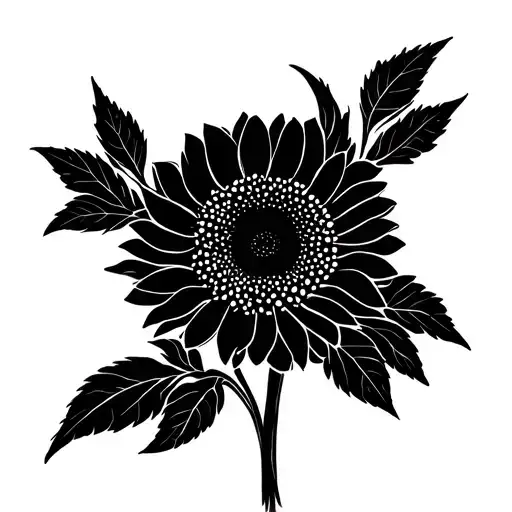 Sunflower And Dhalia