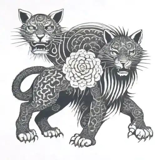 African Tattoo Protection Symbol