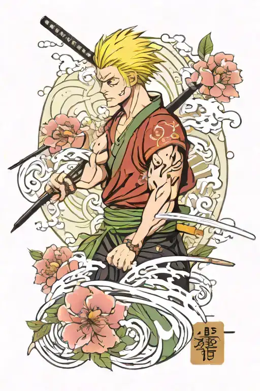 Roronoa Zoro Sakura Sanji