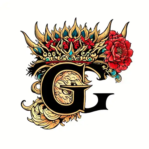 Corona De Rey With The Letter G
