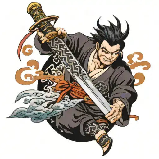 Demon Slayer Giyu Tomioka Sword Hilt