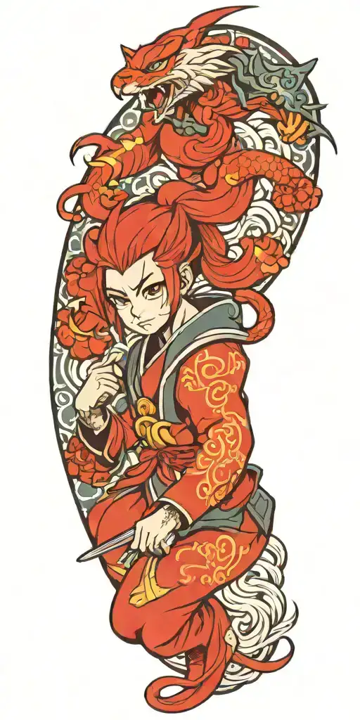 Tattoo With Characters From League Of Legends