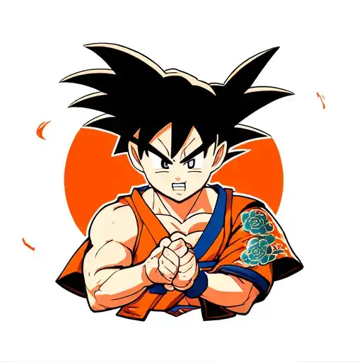 Goku Y Pan Holding Hands