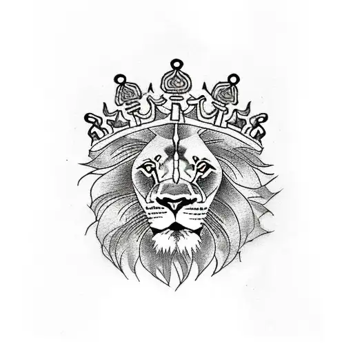 Lion With Crown