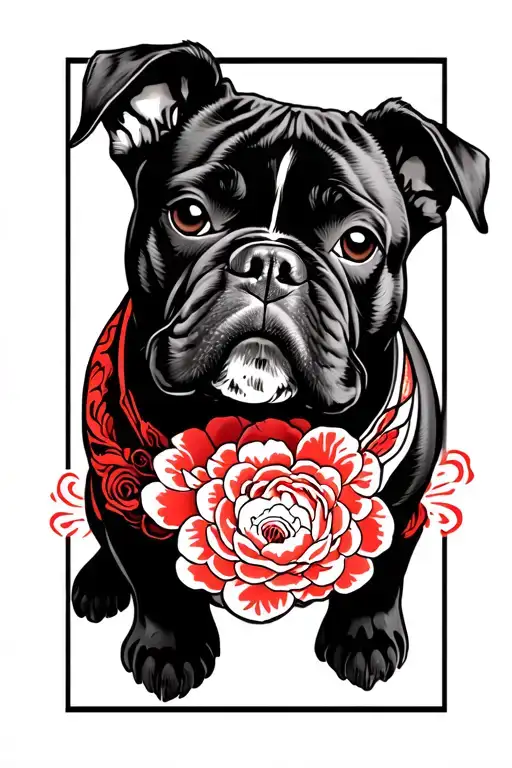 Boxers Dog Footprint