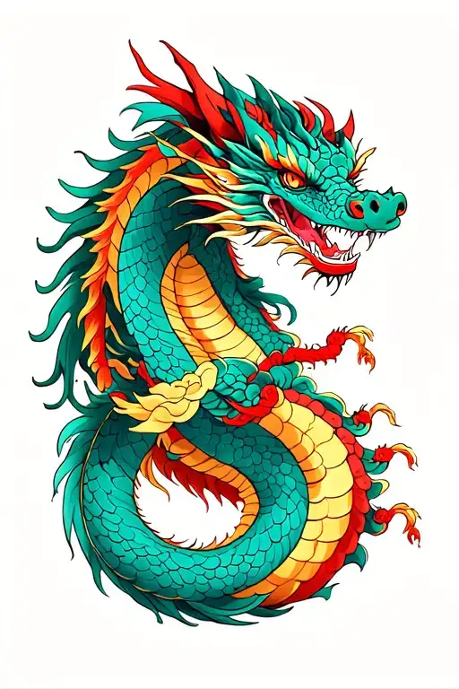 Asain Dragon Wrapped