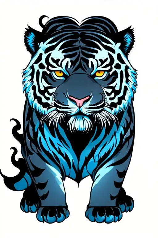 Japanese Tiger Full Body