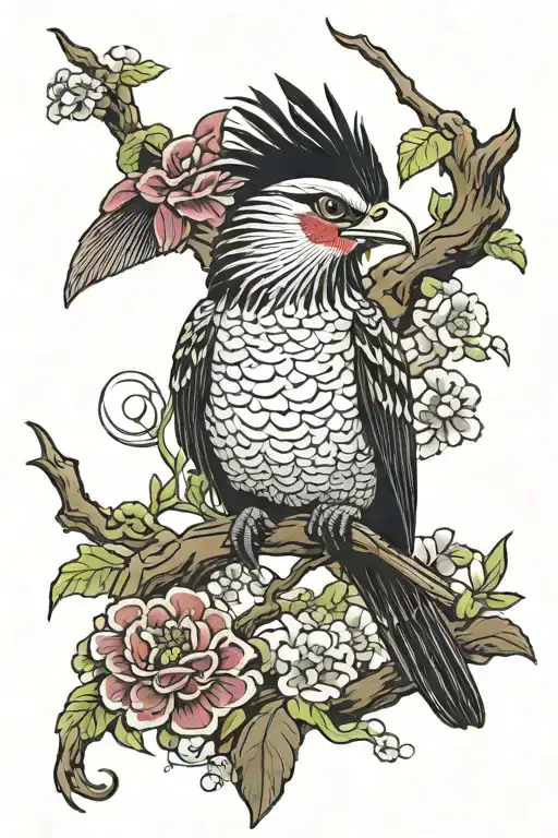 Cuban National Bird Perched