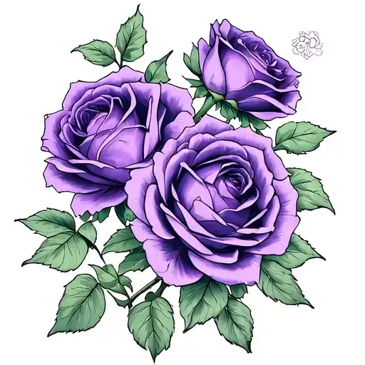 Purple Roses
