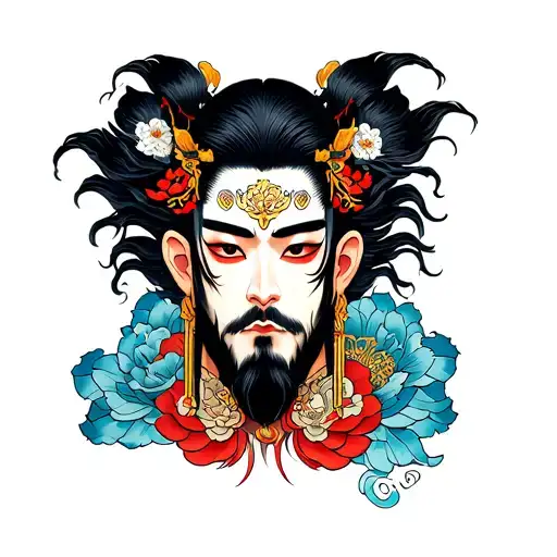 3 Face Tattoo For Men