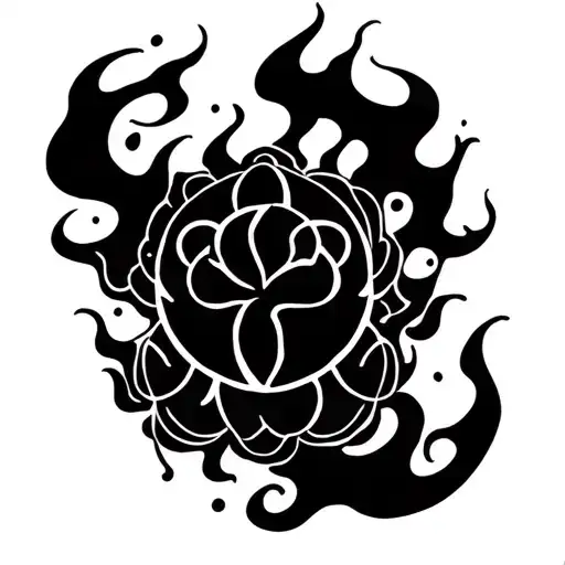 Ophanim With Flames