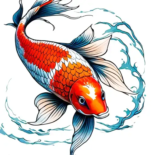 Japanese Koi Fish
