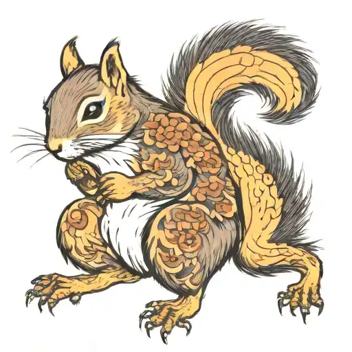 Squirrel In Franz Josef
