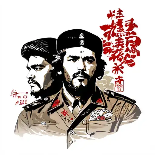 Nethaji And Prabhakaran And Che Guevara