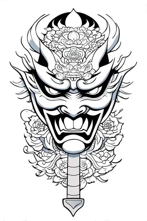 Oni Mask Katana