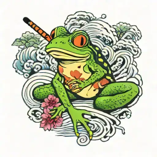 Frog Smoking