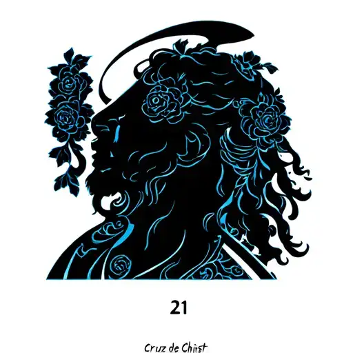Number 21 And Cruz De Jesus Christ