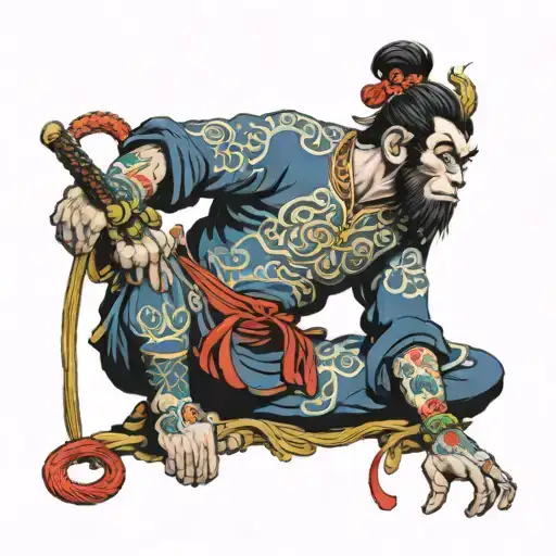 Monkey King Sitting