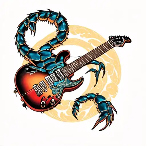 Guitar And Scorpion