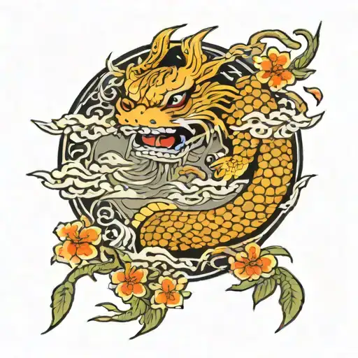 Japenese Traditional Half Sleeve