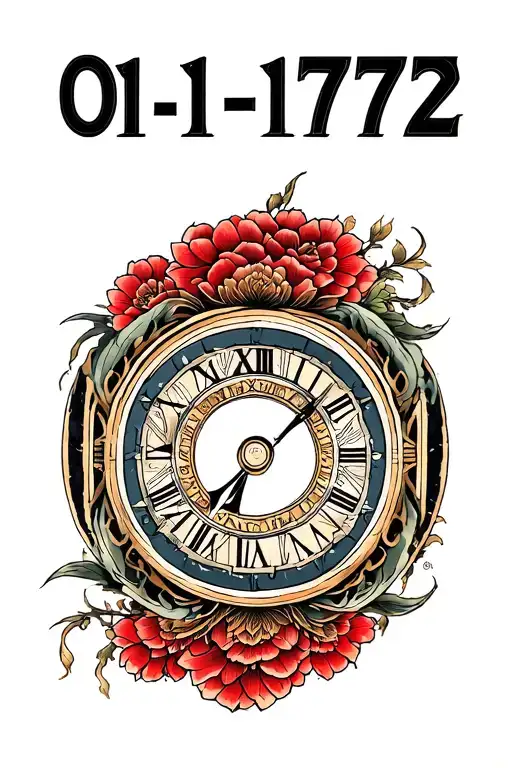 Roman Numerals Representing Important Dates 01-17-1972