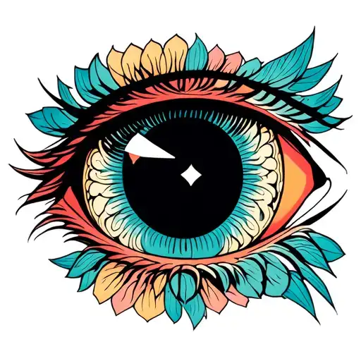A Lot Of Eyes With Patterns
