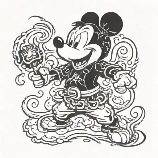 Miska Muska Mickey Mouse Demon