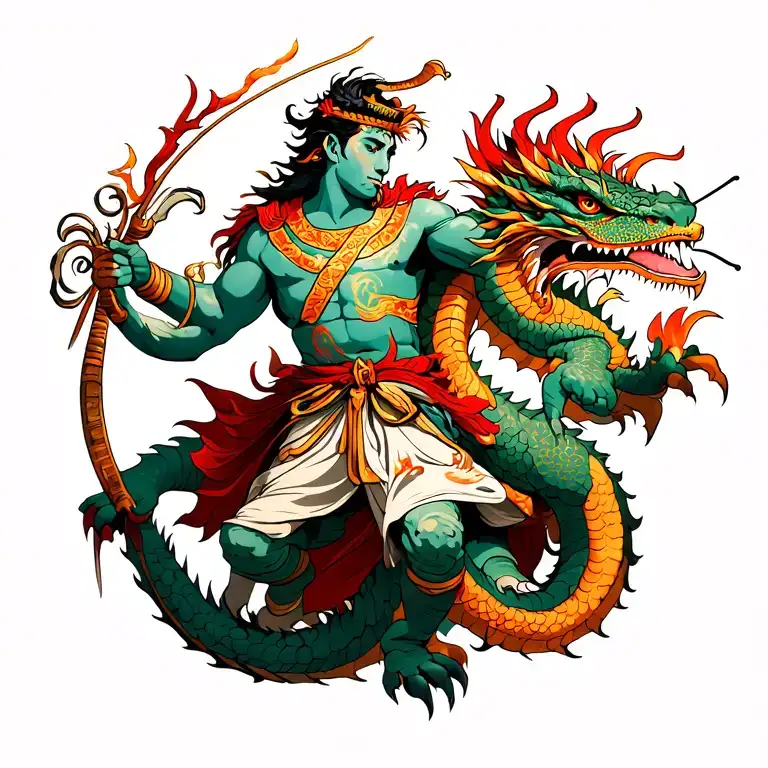 Saint George Killing A Dragon