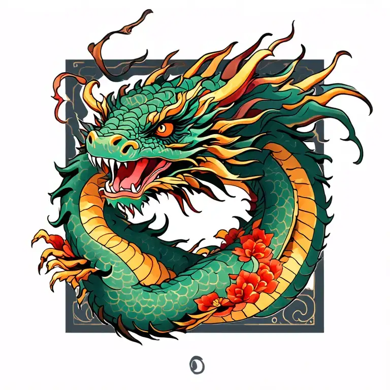 Dragon Wrapped Coming