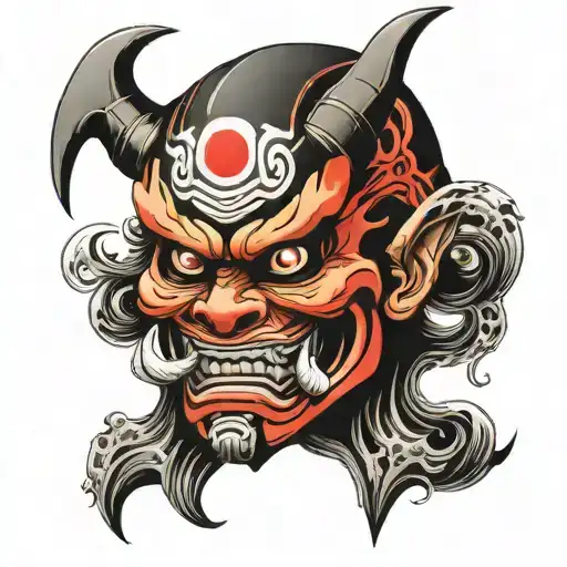 Japanese Demon Mask